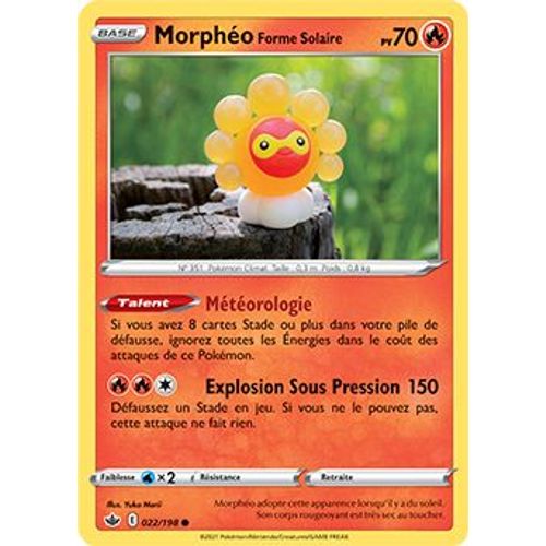 Morphéo Forme Solaire - 022/198 - Règne De Glace