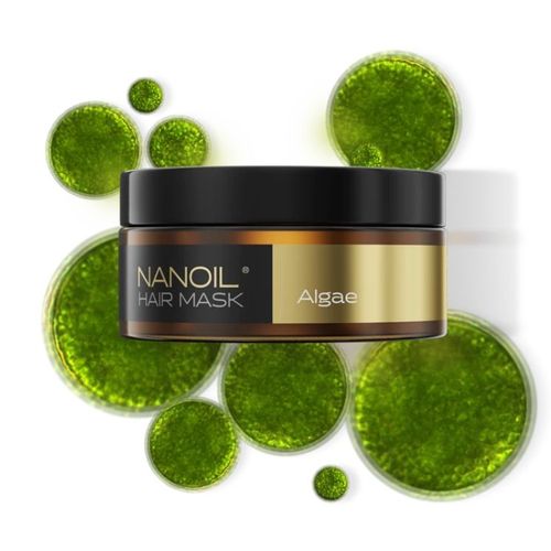 Masque Capillaire Aux Algues Nanoil Algae Hair Mask 300ml - Masque Capillaire Professionnel, Régénère, Hydrate Et Adoucit Les Cheveux 