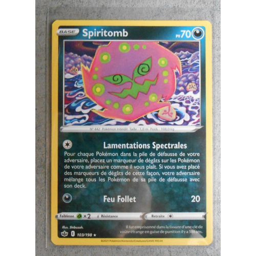 Spiritomb 103/198 - Eb6 - Règne De Glace - Vf