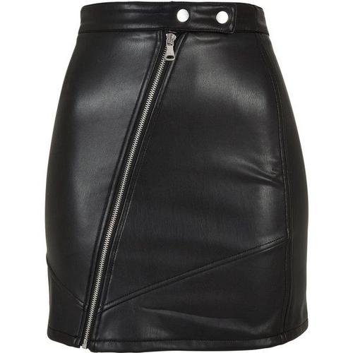 Jupe En Cuir Synthétique Femme Biker Gt