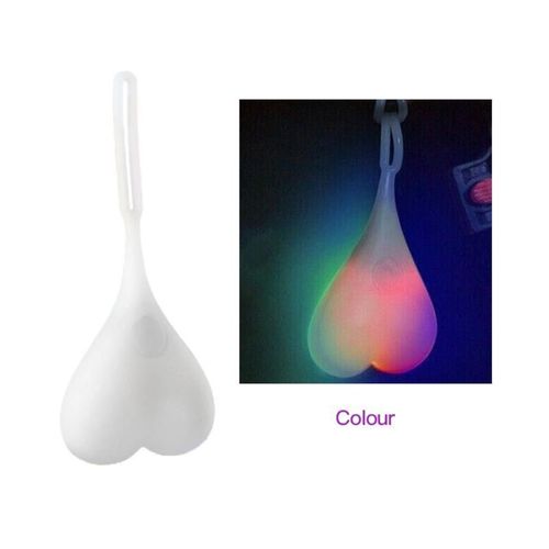 Coloré - Cycling Balls Tail Light Creative Silicone Bike Waterproof Night Essential Led Safety Warning Lights Bicycle Seat Back Egg Lamps
