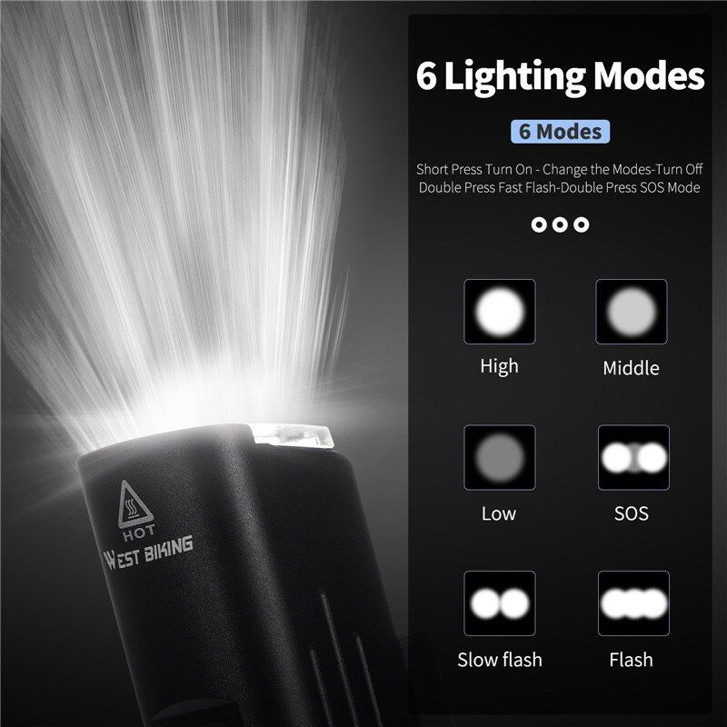 Lumire De Devant - Ouest Vlo Vlo Avant Lumire 1300 Lumen... - 3