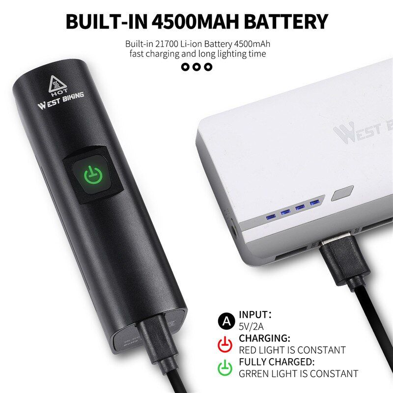 Lumire De Devant - Ouest Vlo Vlo Avant Lumire 1300 Lumen... - 4