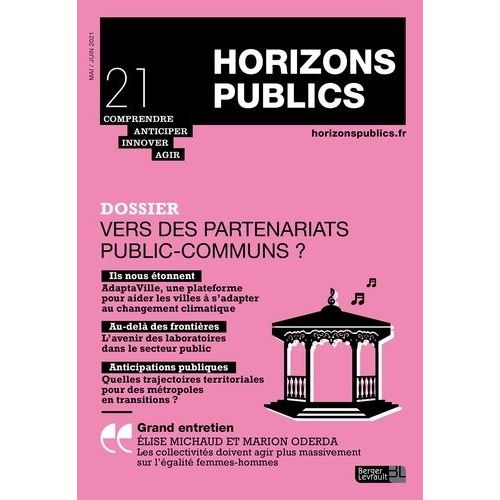 Vers Des Partenariats Publics-Communs ? - Revue Horizons Publics No 21 Mai-Juin 2021