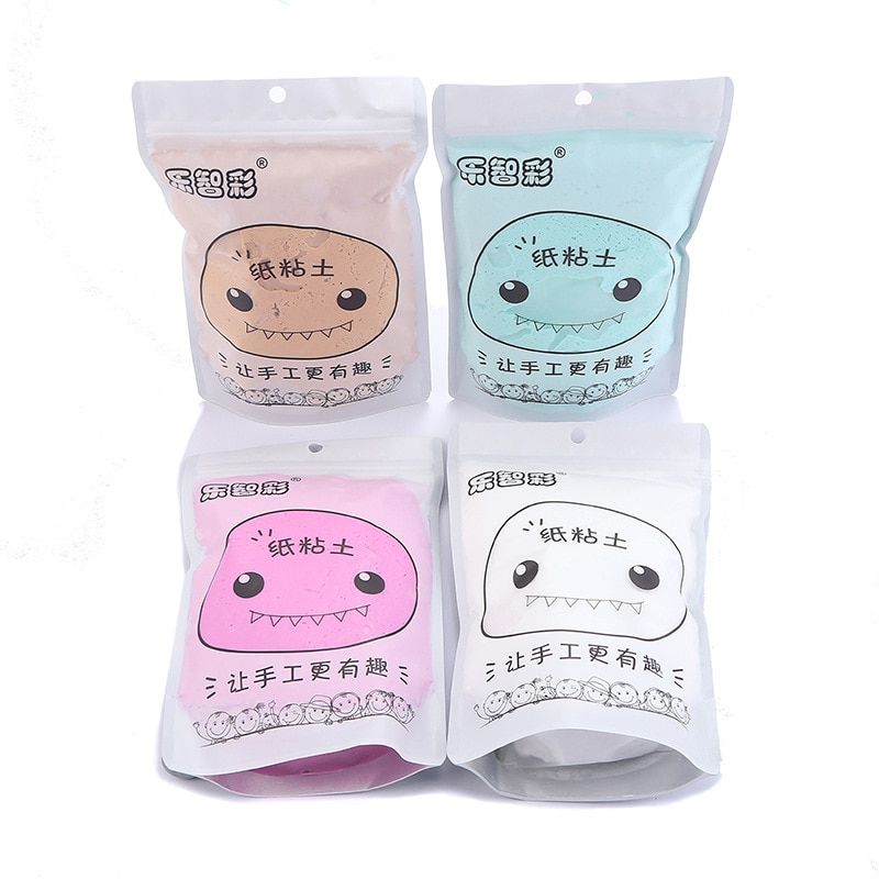 Livraison Directe 100g Bricolage Monstre Papier Argile Assez... - 6