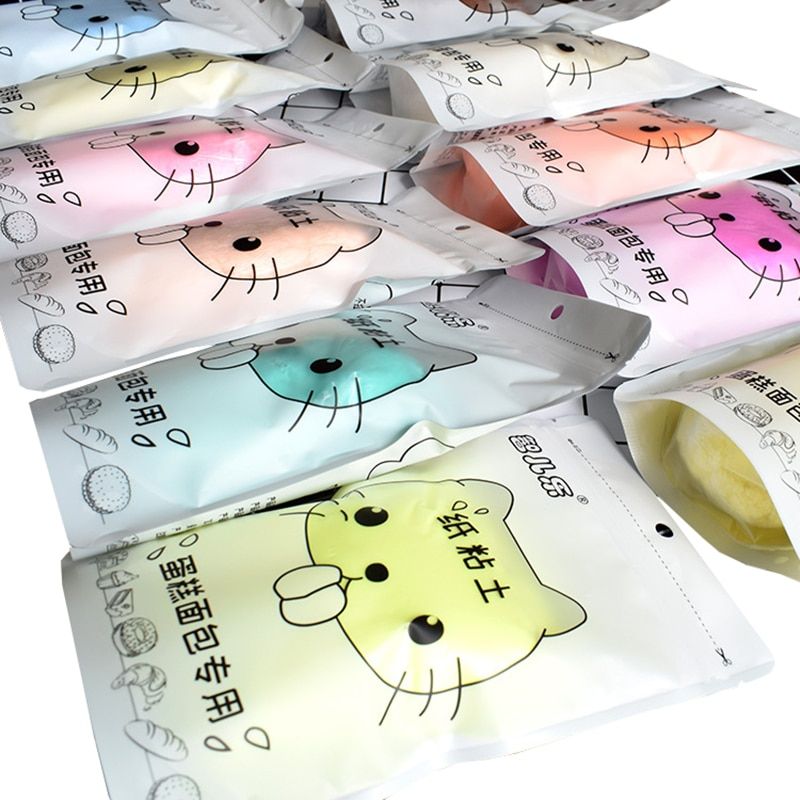 100 G/Sac De Chat De Dessin Anim Papier Polymre Argile Pt... - 4
