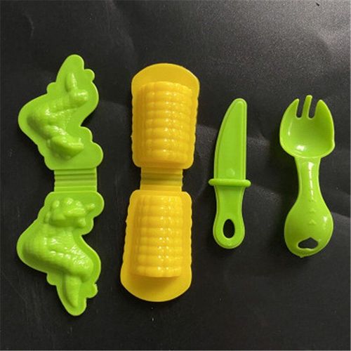 Moule En Plasticine Pour Enfants, Bricolage, Pâte À Modeler, Animal Dinosaure, Pâte À Modeler, Jouets Pour Enfants, Cadeaux - Blanc