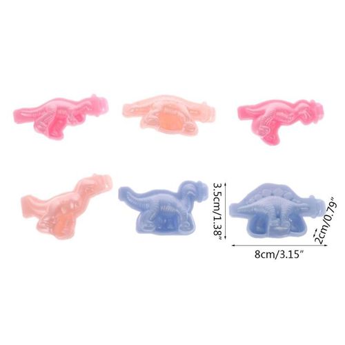 Moule En Plasticine Éducatif Pour Enfants, Kit De Pâte À Modeler, Animal, Dinosaure, Jouets Visqueux, Pâte À Modeler, Ensemble D'outils De Bricolage Pour Enfants - Blanc