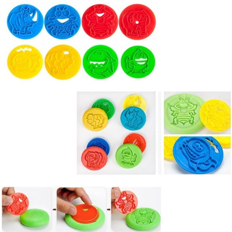 Moule En Plasticine ducatif Pour Enfants, Kit De Pte  Mod... - 6
