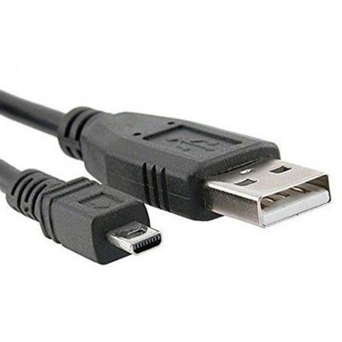 Cable data sur port usb haut de gamme pour Panasonic Lumix DMC-FS62 DMC-FS62 DMC-FS7 DMC-FS8 DMC-FS9 DMC-FT10 DMC-FT20 DMC-FT3 DMC-FX01 DMC-FX1 DMC-FX10