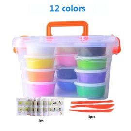 Pâte À Modeler Polymère Super Légère Et Intelligente Pour Enfant, Argile À Modeler En , À Faire Soi Même, Jouet Éducatif D'apprentissage, - 12 Couleurs