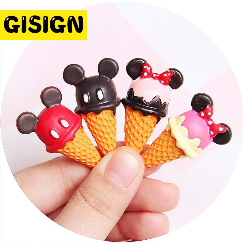 Breloques De Crme Glace En Forme De Souris Pour Enfants, B... - 2