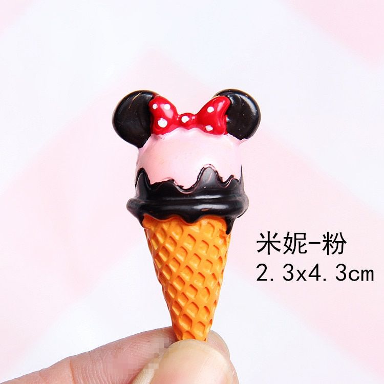 Breloques De Crme Glace En Forme De Souris Pour Enfants, B... - 4
