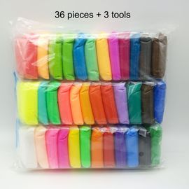 Pâte À Modeler Air Plasticine,Pâte À Modeler 5d Super Douce Et Légère, Mousse Polymère Intelligente, 250/380g - 36 Couleurs