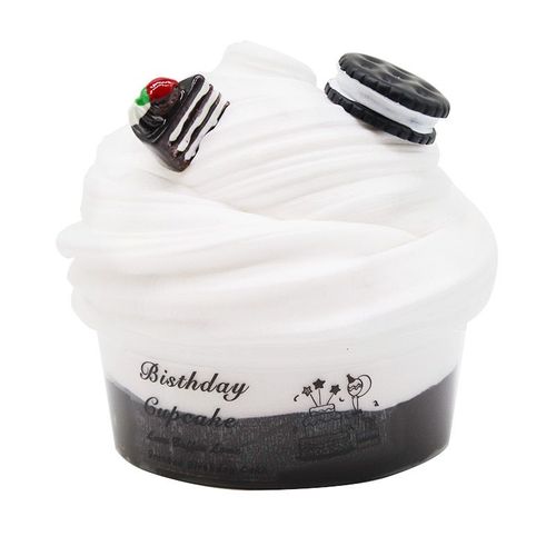 Pâte À Modeler Pour Enfant, 60ml, Couleur Licorne, Pâte À Modeler, Légère, Anti-Stress, Jouet Anti-Stress - Noir Blanc