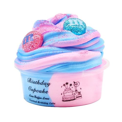 Colle Visqueuse Licorne De Couleur 60ml, Fournitures De Pâte À Modeler Polymère, Sable, Gomme Plasticine Pour Jouet Fait À La Main - Bluepink