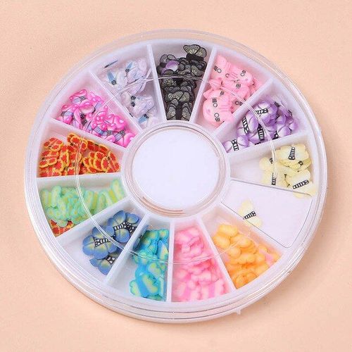 Colle À Paillettes Pour Modelage De Slimes, Boule Elmers, Pâte Polymère Pour Modeler, Fournitures De Slimes, Breloques Anti-Stress Pour Les Mains - Papillon