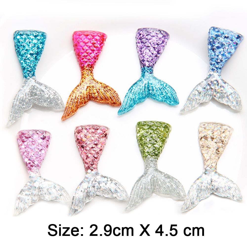 Breloques En Queue De Sirne Pour Bricolage, Accessoires De ... - 7