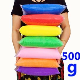 Pâte À Modeler Visqueuse 500g, Plasticine Intelligente Douce, Jouets Éducatifs D'apprentissage Pour Enfants, Pâte À Modeler, Cadeau - Jaune Fluorescent