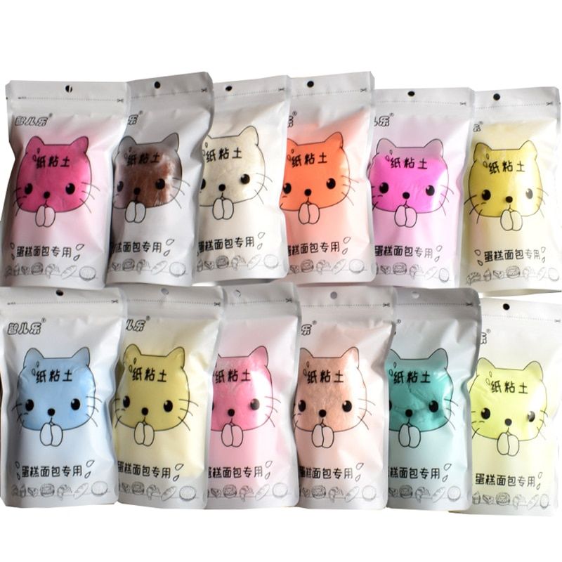 100 G/Sac De Chat De Dessin Anim Papier Polymre Argile Pt... - 2