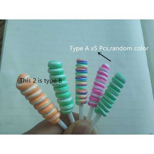 5 Pièces Mini Bonbons Crème Glacée De Dessin Animé Mignon Jouet Pour D'argile Charme Coque De Téléphone Poupée Jouet Bricolage Décoration - Mosha