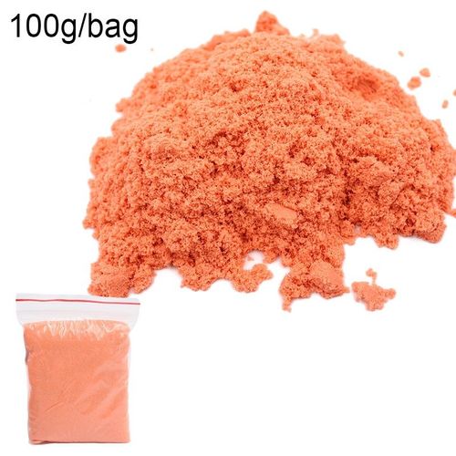 Jouets De Sable Magique Pour Enfants, Jouets Éducatifs, Colorés Et Dynamiques, Argile À Modeler Douce, Jeu D'intérieur Pour Enfants, Jouets D'apprentissage - Sable D'orange