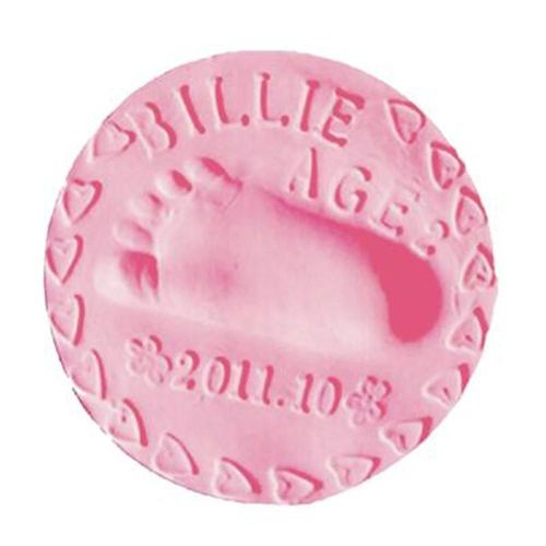 Pâte À Modeler Visqueuse Douce Pour Bébé, Jouets En Argile Légère À Séchage À L'air, Kit D'empreinte En Plasticine Polymère Bricolage - Rose