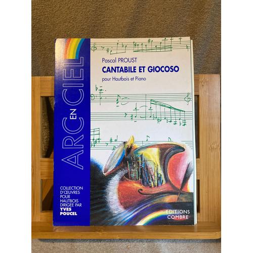Pascal Proust Cantabile Et Giocoso Hautbois Piano Partition Éditions Combre