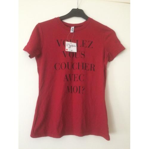 T-Shirt Rouge Moschino Neuf T 42