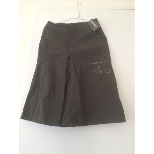 Jupe Culotte Ikks Kaki Neuve Taille S