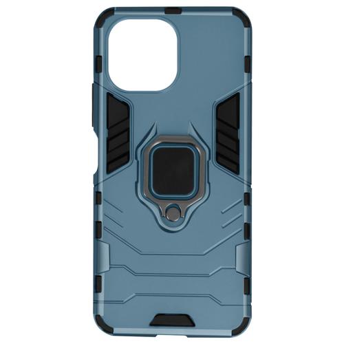 Coque Xiaomi Mi 11 Lite Et 11 Lite 5g Ne Bague Métallique Support Bleu