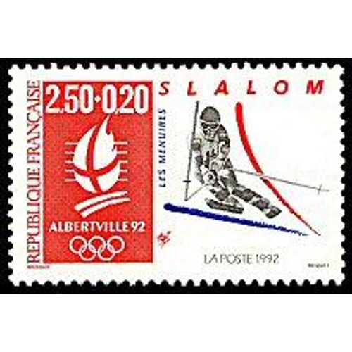 Jeux Olympiques D'hiver - Albertville 92 Slalom - Les Menuires