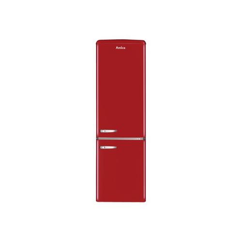 Réfrigérateur Combiné Amica AR8242R - 244 litres Classe E Rouge