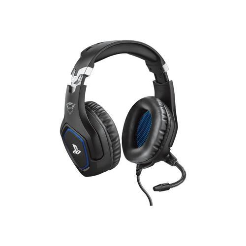 Trust Gaming GXT 488 Forze - Micro-casque - circum-aural - filaire - jack 3,5mm - noir - pour Sony PlayStation 4, Sony PlayStation 4 Pro, Sony PlayStation 4 Slim