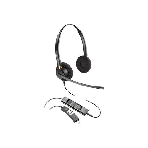 Poly EncorePro 525 - Micro-casque - sur-oreille - filaire - USB-C, USB-A