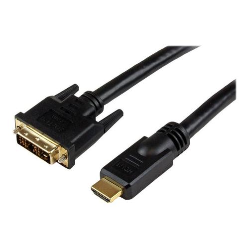 StarTech.com Câble HDMI vers DVI-D 5 m - M/M - Câble adaptateur - HDMI mâle pour DVI-D mâle - 5 m - blindé - noir