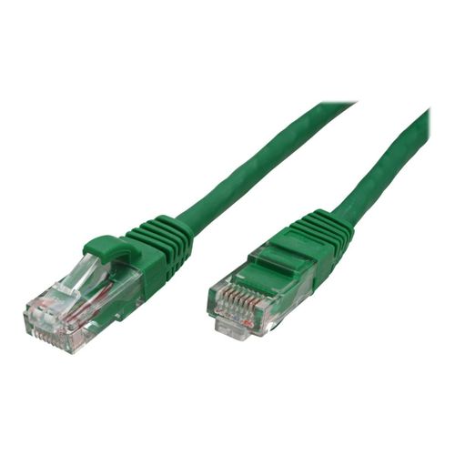 VALUE - Cordon de raccordement - RJ-45 (M) pour RJ-45 (M) - 50 cm - UTP - CAT 6 - sans halogène, bloqué - vert