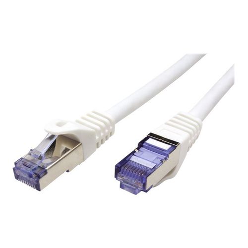 Roline - Cordon de raccordement - RJ-45 (M) pour RJ-45 (M) - 2 m - SFTP - CAT 6a - blanc
