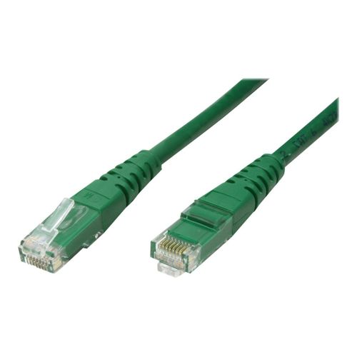 Roline - Cordon de raccordement - RJ-45 (M) pour RJ-45 (M) - 1 m - UTP - CAT 6 - vert