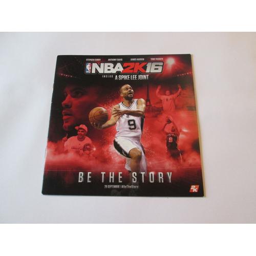 Dossier De Presse Press Book Jeu Vidéo Game Nba 2k16 0 