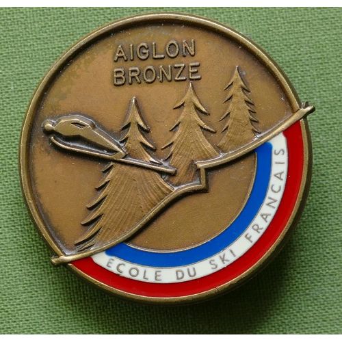 Insigne Esf École Du Ski Français : L'aiglon De Bronze
