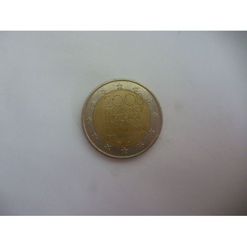Pièce De Deux Euros 2008 Présidence Française Union Européenne Rf