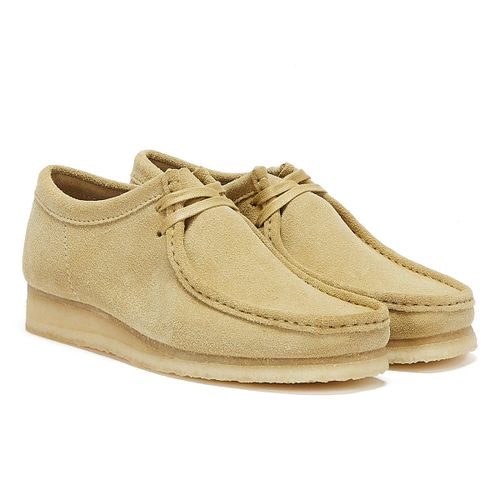 Clarks Originals Wallabee Chaussures Beiges Pour