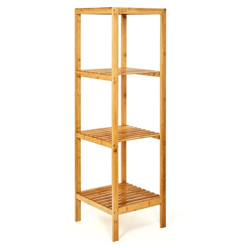 Étagère - Blumfeldt Bambuswald - 4 Étagères -34x110x33cm - En Bambou