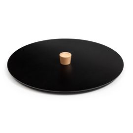 Blumfeldt Firebowl Savage Lid Couvercle De Brasero ø ; 40 Cm Poignée En Bois En Acier