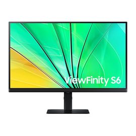 Samsung ViewFinity S6 S27D600EAU - S60UD Series - écran LED - 27" - 2560 x 1440 QHD @ 100 Hz - IPS - 350 cd/m² - 1000:1 - HDR10 - 5 ms - HDMI, DisplayPort - noir