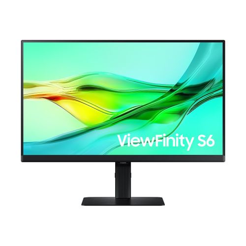 Samsung ViewFinity S6 S24D600UAU - S60UD Series - écran LED - USB - 24" - 2560 x 1440 QHD @ 100 Hz - IPS - 350 cd/m² - 1000:1 - HDR10 - 5 ms - HDMI, DisplayPort - noir