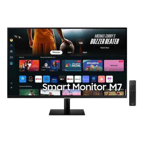 Samsung S32DM700UU - M70D Series - écran LED - Intelligent - 32" - 3840 x 2160 4K @ 60 Hz - VA - 300 cd/m² - 3000:1 - HDR10 - 4 ms - HDMI, USB-C - haut-parleurs - noir