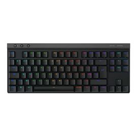 Logitech G515 - Clavier - LIGHTSPEED - TKL - backlit - sans fil - 2.4 GHz, Bluetooth, USB - AZERTY - Français - commutateur : GL Tactile - noir