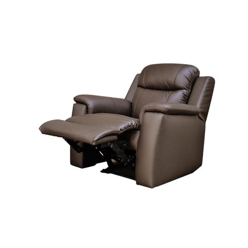 Fauteuil Relax Evasion En Cuir - Marron